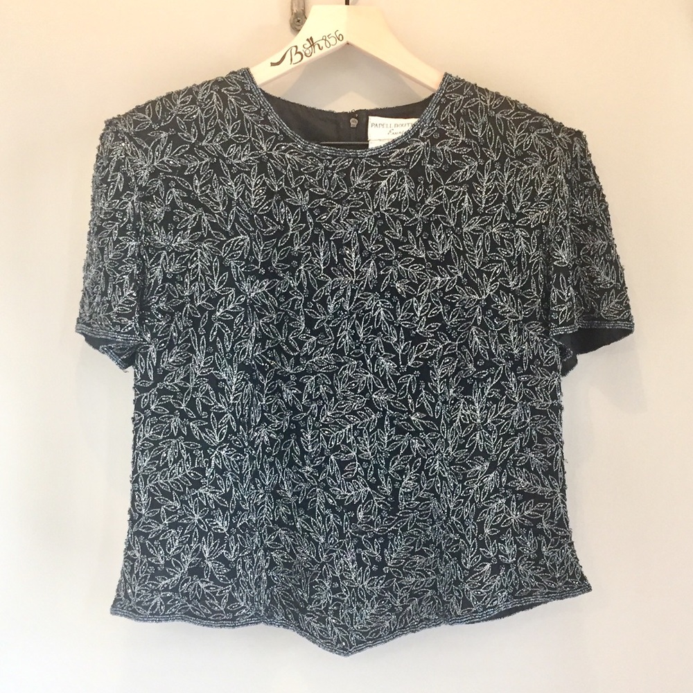 Vintage Beaded Top